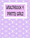 PURPLE DESIGNER BACKGROUND LOGO WEALTH SCRAPBOOK: Scrapbook, Sketchbook, Notebook, Picture Book, Wealthbook: 100 (50 sheets) Pages, “8.5x11” White Pages W/B
