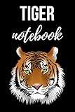 Tiger Notebook: Cute Journal / Notepad / Diary, Gifts For Tiger Lovers (Lined, 6' x 9')