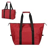 HuaShslt Kühlertasche Tragbare Wärmedämmung Tasche Reise Wandern Strand Picknick Grill Party Kühlertasche Picknick Tasche Kühle Taschen und Coole Boxen Große Kühlschrank Tasche Große Kühlschrank Box