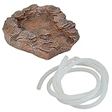 Gartenbrunnen Brunnen Bachlauf QUELLBACH Zierbrunnen Vogelbad Wasserfall Gartenleuchte Teichpumpe - Springbrunnen Wasserspiel für Garten, Gartenteich, Terrasse, Teich (Hauptmodul - Sandstein)