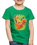 Spreadshirt Der Kleine Drache Kokosnuss mit Matilda Kinder Premium T-Shirt, 110-116, Kelly G