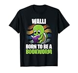 Walli - Born To Be A Bookworm - Personalisiert T-S