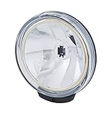 HELLA 1F6 010 952-011 FF/Halogen-Fernscheinwerfer - Comet FF 500 - 12V - rund - Anbau - glasklare Streuscheibe - Lichtscheibenfarbe: transparent - links/