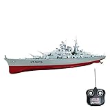 efaso 2,4 GHz RC Schlachtschiff Bismarck 1:360 HT-3827B Upgrade Version 2021