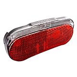 nean Fahrrad Dynamo LED Rücklicht, Rückleuchte mit Reflektor und Standlicht, Fahrradlicht mit StVZO-Zulassung, Outdoor Rückstrahler, Heck Lampe 5 Candela,