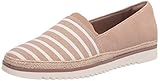 Clarks Damen Serena Paige Flacher Slipper, Sand Textil/Wildleder Kombi, 38 EU