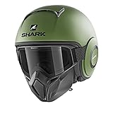 SHARK Herren NC Motorrad Helm, Grun, L