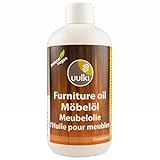 Uulki Natürliches Möbelöl - Holzpflege für Möbel Innen (250ml, farblos) - Möbelpflegeöl Holzpflegeöl Veg