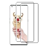 Kompatibel mit OPPO find x2/x2 Pro Panzerglas [2 Stück], Displayschutzfolie für OPPO find x2 Schutzfolie, 9H Härte, Anti-Öl, Anti-B