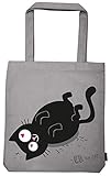 moses. Ed, The Cat Shopper Fell in Love | Tragetasche aus 100% Baumwolle | Einkaufstasche Umhängetasche, 42 cm, G