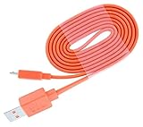 USB Kabel 1m Orange passend für: Flip 2/3/4, Charge 2, Pulse2, E45BT und JBL E55BT