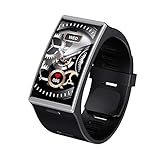 XQPK DM12 2,5D 4,91 Zoll 170 x 320 Bildschirm Smart Watch Herren IP68 Wasserdicht Bluetooth 5.0 Fitness Armband (A)