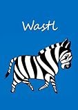 Wastl: individualisiertes Malbuch / Notizbuch / Tagebuch - Zebra - A4 - blank