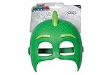 Simba 109402091 - PJ Masks Maske Gecko / mit elastischem Gummiband / zum Verkleiden/ grün / 20cm, für Kinder ab 3 J