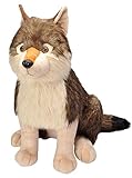 Wild Republic 19518 Lobo Peluches Jumbo Plüsch Wolf, großes Kuscheltier, Plüschtier, Little Biggies, 53