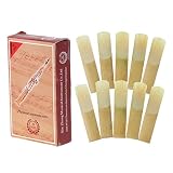Blättchen für Bb Sopran-Saxophon, Klarinette, Stärke 2,5, Bambus-Saxophon, Holzb