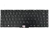 HT-ImEx - Deutsche Tastatur - mit Beleuchtung, ohne Rahmen - kompatibel mit Lenovo U41-70 (80JV003NGE), U41-70 (80JV00CTGE), U41-70 (80JV003PGE), U41-70 (80JV00CUGE)