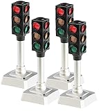 PEARL Mini Ampel: LED Verkehrsampel 4er-Set (LED Ampeln)