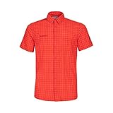 Mammut Herren Kurzarm-hemd Lenni, Rot (spicy), L