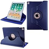 COOVY® 2.0 Cover für Apple iPad pro 9.7 (Model 2016) Rotation 360° Smart Hülle Tasche Etui Case Schutz Ständer Auto Sleep/Wake up | dunkelb