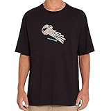 Volcom Herren Stone Face Lse Ss T-Shirt, Schwarz, L