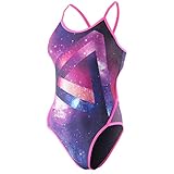 ZAOSU Damen Schwimmanzug Space Invasion | Sport Badeanzug für das Schwimm Training, Größe:36