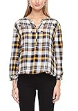 s.Oliver Damen 14.909.19.2910 Bluse, Gelb (Curry Check 15N1), 38