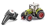 siku 6882, Ferngesteuerter Claas Axion 850 Traktor, 1:32, Inkl. Fernsteuermodul, Metall/Kunststoff, Grün, Batteriebetrieben, Kompatibel mit Anbaug