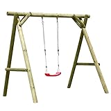 Gartenpirat Schaukel Holz Classic Einzelschaukel Typ 1.1 TÜV-geprü