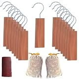 Mottenschutz Aus Zedernholz 17 STK. Zum Schutz Von Textilien In Schränken, Kleiderschrank, Schubladen Natürliche Mottenfalle Mit Sehr Angenehm Aromatischem Duft Und Wirksam Geg