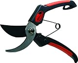 Garten Primus Gartenschere, Rosenschere, Rebschere, Herrenschere, schwarz/orange, 20,5 x 6,1 x 2,1 cm, 01030