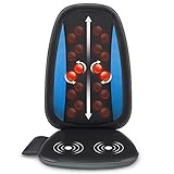 Comfier Shiatsu Massagesitzauflage mit Wärme, Shiatsu-Massageauflage Rückenmassagegerät, Entspannung für den gesamten Rücken, eignet sich fürs Büro, Zuhause und üb