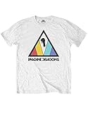 Imagine Dragons Kids T Shirt Triangle Logo Nue offiziell Weiß Ages 7-14 Y