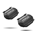 CYCPLUS 2 Stücke Fahrrad Trittfrequenzsensor und Geschwindigkeitssensor Dual Modul Bluetooth und ANT +