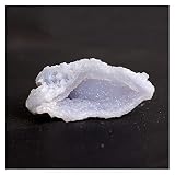 JSJJAJN Steine und Kristalle 1 STÜCK Hohe qualität natürliche Rohe Blaue chalcedon unregelmäßige raue kristall Steine ​​Edelsteine DIY. Quarz Probimen Mineralien Heilende Geschenk Dek