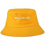 Bucket Hat Winter Warme Hüte für Frauen Lady Thicken Flat Top Cap Unisex Männer Outdoor Fischerhut Caps -20 Yellow-One S