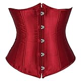 Senchanting Taillentraining Cincher Korsett für Frauen Vintage Unterbrust Korsett Tops Bustier Lace Up Plus Size - - 4X-Larg