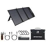 30W faltbares Solar-Ladegerät Koffer, IPX4 wasserdichtes Solarpanel in USB/QC/DC Ausgängen, perfekt Solar-Charger für Camping