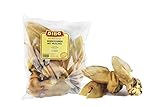 DIBO Rinderohren mit Muschel, 5er-Beutel, der kleine Naturkau-Snack oder Leckerli für Zwischendurch, Hundefutter, Qualitätskauartikel ohne Chemie von DIBO