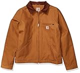 Carhartt Herren Duck Detroit Jacket Arbeitsoberkleidung, Brown, L