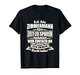 Herren T-Shirt Zimmermann - Geschenk Zimmerer Witz Beruf Spruch T-S