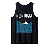 Moin Humor Spruch I Hafen Anker See Meer Segeln Tank Top