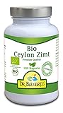 Bio-Ceylon-Zimt Kapseln ohne Zusätze - 300mg reines Pulver je Veggie Kapsel - Dr. Bawareg (200 Kapseln)