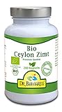 Bio-Ceylon-Zimt Kapseln ohne Zusätze - 300mg reines Pulver je Veggie Kapsel - Dr. Bawareg (200 Kapseln)