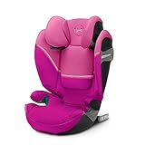 CYBEX Gold Kindersitz Solution S2 i-Fix, Für Autos mit und ohne ISOFIX, 100 - 150 cm, Ab ca. 3 bis 12 Jahre (15 - 50 kg), Magnolia Pink