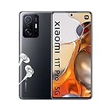 Xiaomi 11T Pro 5G Smartphone + Kopfhörer (8+128GB, 6.67' 120Hz AMOLED-Display und Dolby Vision , 108MP in Profiqualität, Qualcomm Snapdragon 888, 120W Xiaomi Hyper Charge) Grau - Exklusiv b