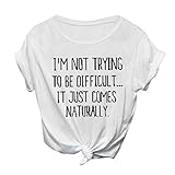 Damen Bluse Kurzarm Oberteile Tshirt V-Ausschnitte Sommershirts Mode Lose Damenblusen Shirt Waffel Strick Elegante Hemdbluse T-Shirt W29 - White XXXX-Larg