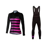 UGLY FROG Radtrikot Fahrradtrikot Fahrradbekleidung Damen Winter Thermisches Rad Trägerhose Radhose für Damen Top Outdoor Sports Radfahren Hose Fahrrad Thermo Lange Hosen Radlerhose Bibtig