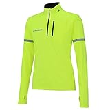 Airtracks Winter Laufshirt Langarm/Thermo Fahrradtrikot - neon - XL