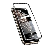 Marryself Schutzfolie für iphone 13 6,1 Zoll, Hartglasfolie, Ultradünnes, weiches TPU Silikon,Klares Doppelseitiges Gehärtetes Glas (A)
